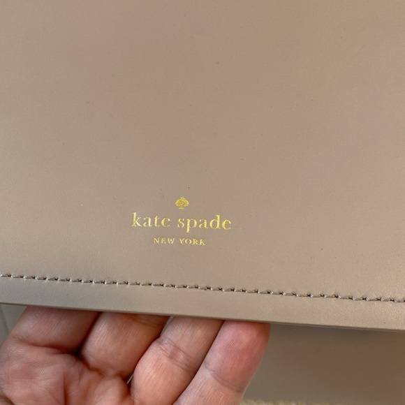 EUC Kate Spade neutral leather backpack - Picture 2 of 8